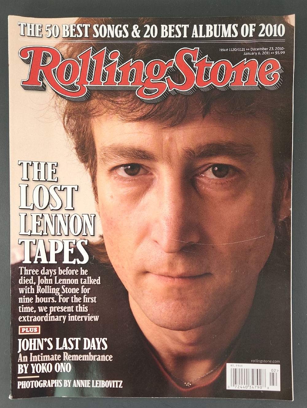 Rolling Stone THE LOST LENNON TAPES Issue 1220/1221, Dec 23/2010 Jan 6 2011